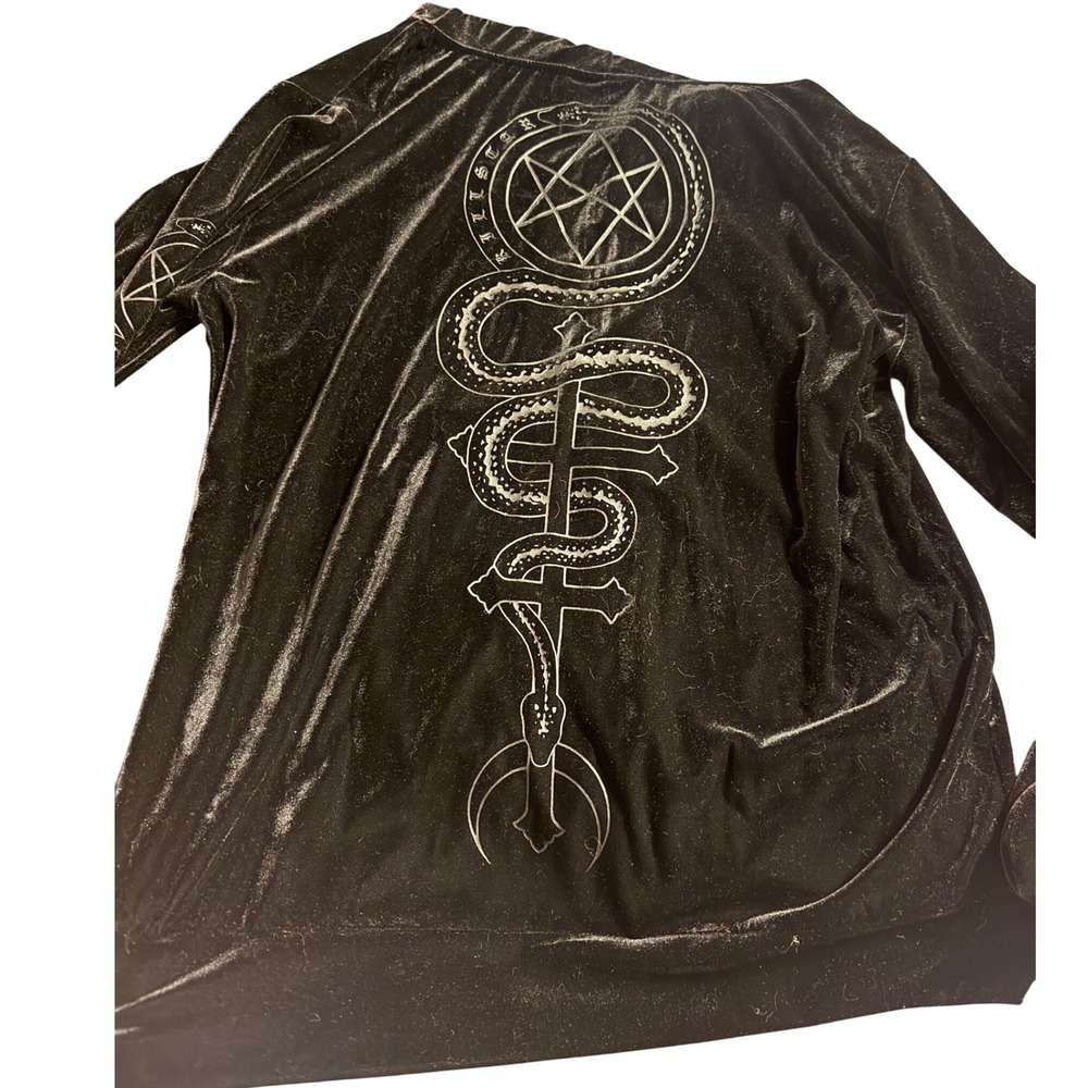 Killstar Gothic‎ Goth Occult Cape Hooded Cloak - Eclipse The Sun Cloak Size M - Picture 6 of 7